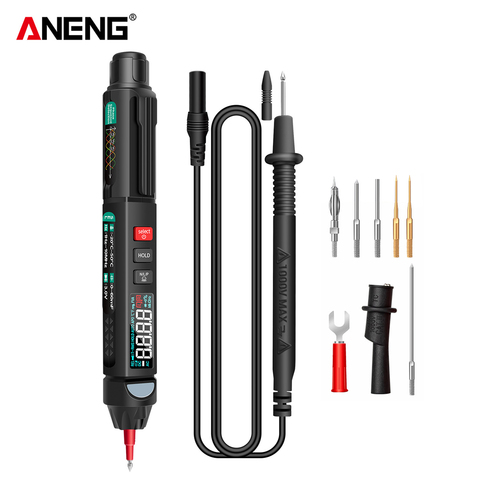 ANENG A3008 Pen Multimeter 6000 Counts With Backlight Flashlight NCV Auto-off Digital Multimeter Meter Tester ► Photo 1/6