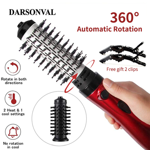 DARSONVAL 3 In 1 Hair Dryer Brush Automatic Rotating Hot Air Brush Electric Comb Multifunction Anion Brush Curling Hair Curl ► Photo 1/6