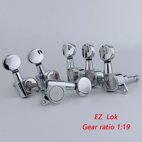 NEW Wilkinson WJ-05 Electric Guitar Machine Heads Tuners Mini Oval Tuner for ST TL Silver Tuning Pegs ( With packaging ) ► Photo 1/5