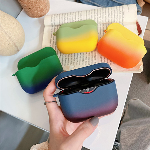 Earphone Case For SONY WF-1000XM3 Gradient Color Headset Protective Case Wireless Bluetooth Headset Accessories Charging Box ► Photo 1/6