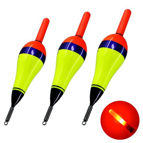 1 piece Luminous Fishing Float Bobber Led Fishing Light Stick Buoy Electronic Glow Rock Fishing Float For Night #1.5 #2.0 #3.0 ► Photo 1/6