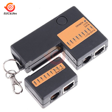 Professional Mini Network LAN Cable Cat5 RJ11 RJ45 Tester 9V Mini Network Tester ► Photo 1/6