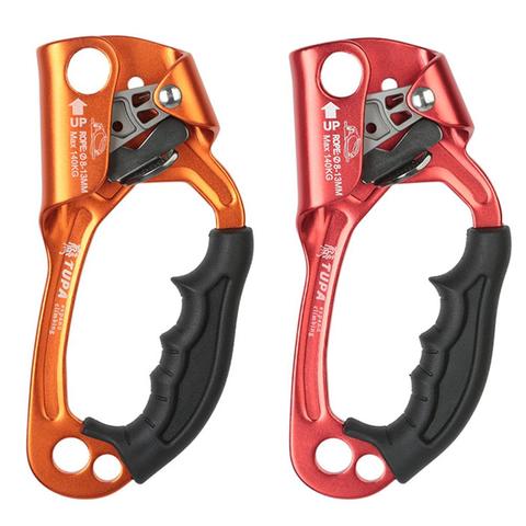 Outdoor Mountaineering Rock Climbing Rope Clamp Hand Ascender Rappelling Gear  Equipment Rope Clamp for Mountaineering Caving ► Photo 1/6