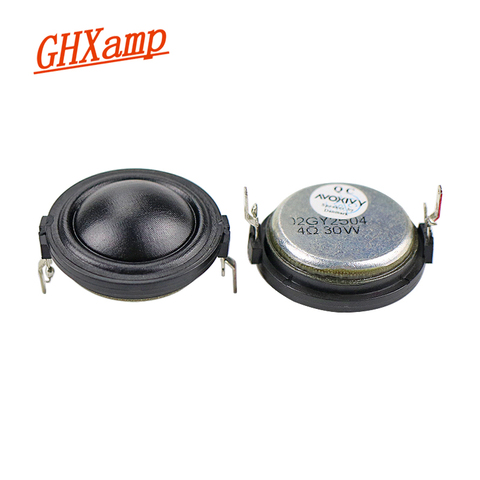 GHXAMP 1.5 Inch 30W Car Tweeter Silk Film Neodymium Magnetic  For Car 4OHM High Pitch 2pcs ► Photo 1/6