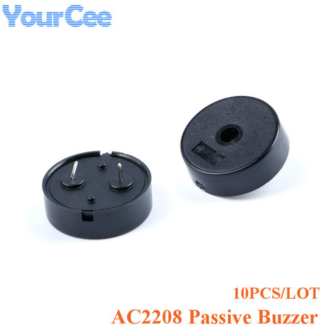 10pcs AC2208 Passive Piezoelectric Buzzer AC 3-24V 22*8mm Mini Piezo Buzzers Speaker Frequency 4KHZ Diy Electronic ► Photo 1/5