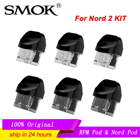 Original SMOK Nord 2 RPM Pod & Nord Pod Coil 4.5ml Empty Cartridge For Nord 2 Vape KIT Electronic Cigarette Vaporizer Atomizer ► Photo 1/6