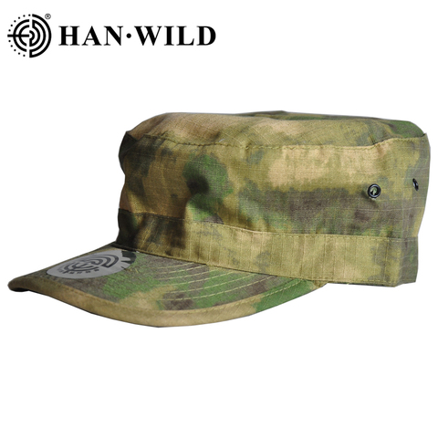 HAN WILD Tactical Airsoft Flecktarn Camouflage Cap Men US German Soldiers Combat Army Baseball Cap Unisex Paintball Flat Hats ► Photo 1/6
