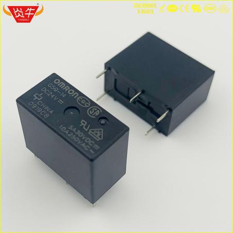 Omron Relay  G5Q-14 5V 12V 24V  PCB RELAYS  G5Q-1 G5Q-1-EU 10A 250V ► Photo 1/6