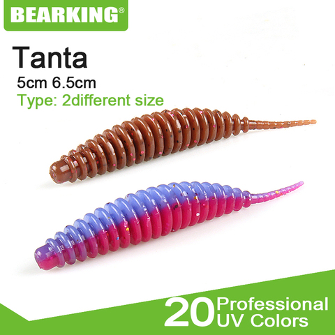 BEARKING Tanta 5cm 6.5cm fishing lure Wobblers Carp Fishing Soft Lures Silicone Artificial Double Color Baits ► Photo 1/6