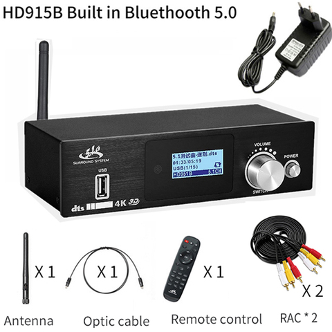 Bluetooth DAC 4K*2K HDMI to HDMI Extractor Converter Digital SPDIF HDMI DTS 5.1 Audio Decoder Converter Gear HDMI ARC Audio ► Photo 1/6