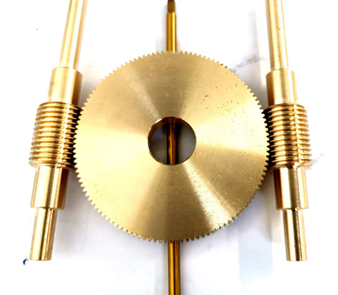 059 Worm Gear 120 Teeth 0.4M 120T 12MM hole diameter Gear 1:120 Brass Decelerating turbine worm gear ► Photo 1/6