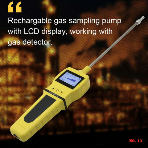 New Gas Sampling Pump CO2 CO Tester Portable Digital Charging External Pump Sampler Device Tool Use with Gas Detector EU Plug ► Photo 1/6