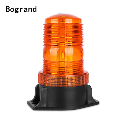 Round Dome Rotating Flashing Light 30Led Strobe Traffic Warning Light 12-30V Tractor Rotation PC Emergency Safety Alarm Lights ► Photo 1/6