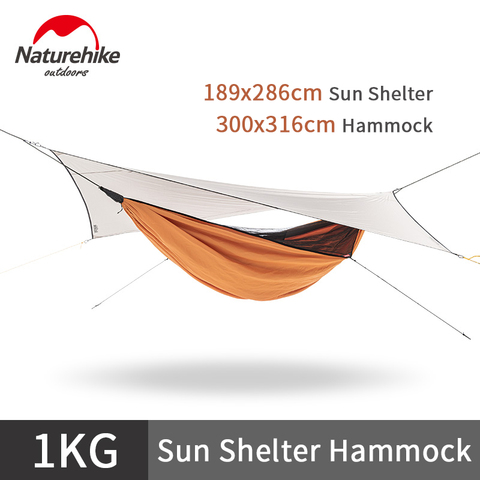 Naturehike Hammock Tree Tent 1 Person Outdoor Ultralight 40D Nylon Swing Rainproof Hanging Camping Tent with Mosquito Net ► Photo 1/6