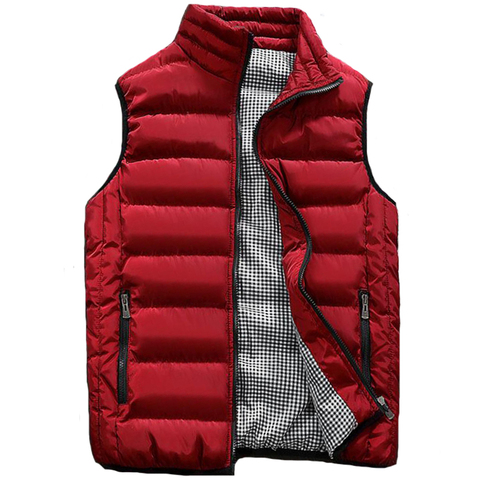 New Autumn Winter Vest Men Casual Outwear Warm Sleeveless Jackets chalecos para hombre Male Fashion Waistcoat 5XL Vests Gilet ► Photo 1/6