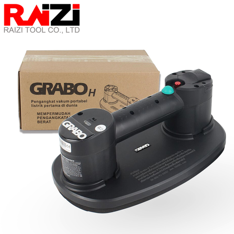 Raizi Grabo Electric Vacuum Suction Cup for Rough Porous and Even Wet Surfaces Tile Slab Lifting Carry Tool Heavy Duty Lifter ► Photo 1/6