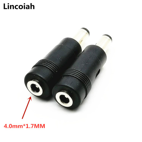 1pcs 4.0x1.7mm female jack to 5.5x2.1mm male plug DC Power Connector Adapter Laptop 4.0*1.7 to 5.5*2.1 ► Photo 1/2