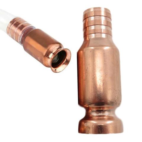 1 PCs Copper siphon, liquid transfer pump, self-priming siphon, siphon connector, gasoline, diesel, valve ► Photo 1/6