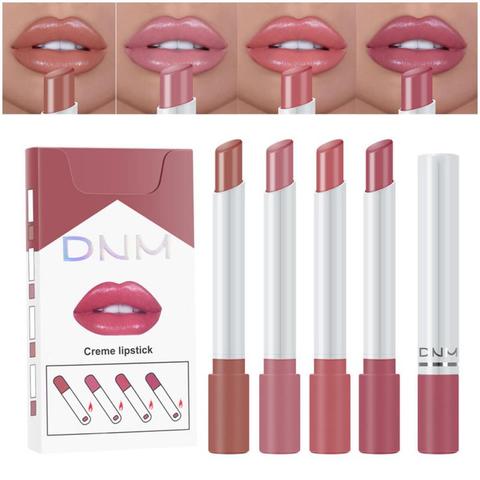 4 Colors Makeup Lipstick Cosmetics Lipstick Set Lip Tint Lip Gloss Waterproof Maquillaje Matte Long Lasting Make Up Pomade TSLM4 ► Photo 1/6