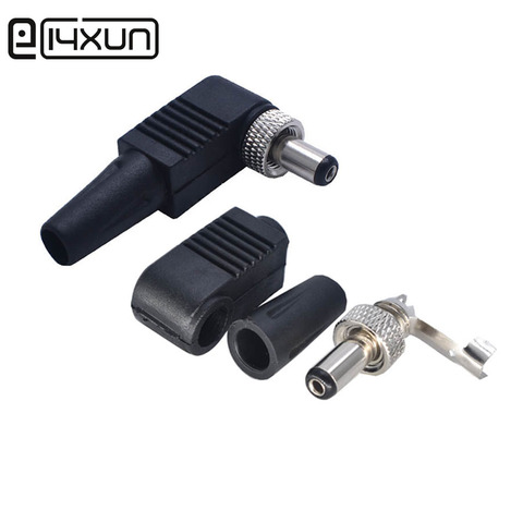 1pcs Lockable 5.5*2.1mm / 5.5*2.5mm DC Power Male Plug jack Panel Mount Connector for DC-025 jack ► Photo 1/6