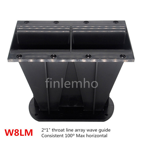 Finlemho Line Array Speaker Tweeter Horn Treble Aceessories 2x1 Inch Throat For 8 Inch Stage DJ Speakers Professional Audio MT8 ► Photo 1/4