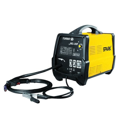 High quality mig-200 mig/mag 200 automatic double pulse igbt inverter co2 mig mag welding machine ► Photo 1/6