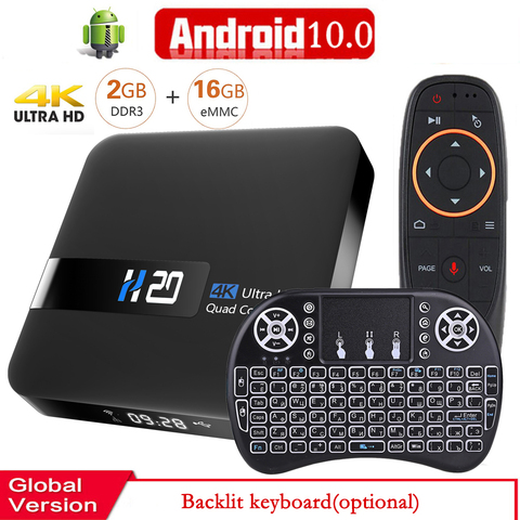 Android 10 Smart TV BOX 4K Media Player 3D Video  2.4G  wifi 2GB RAM 16GB Set Top Box media player TV Receiver ► Photo 1/6