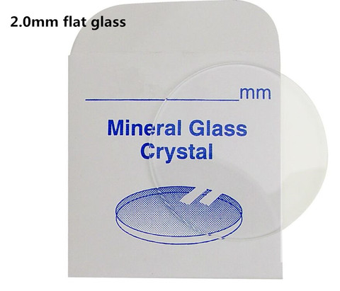 High Quality 2.0MM Thick Polished Flat Round Type Mineral Glass Kit for Watch Repair  ► Photo 1/1