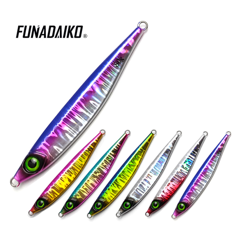 FUNADAIKO fishing jig isca artificial Metal jig Jigging Lure fishing lure slow jig lure 40g 60g 80g 100g jig pesca fishing bait ► Photo 1/6