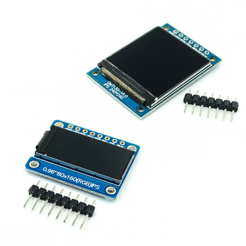 TFT Display 0.96 / 1.3 inch IPS 7P SPI HD 65K Full Color LCD Module ST7735 Drive IC 80*160 (Not OLED) For Arduino ► Photo 1/6