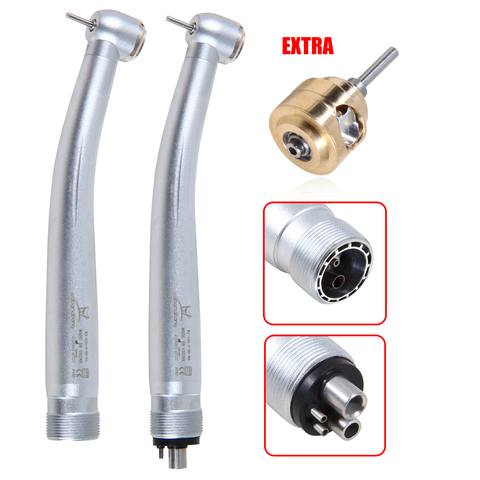 NSK Style 4/2 Hole High Speed Dental Handpiece Turbine Cartridge Push Button Clean Big Head Teeth  Single Water Spray Yabang ► Photo 1/6