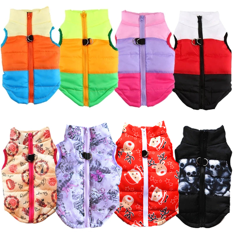 Warm Dog Clothes For Small Dog Windproof Winter Pet Dog Coat Jacket Padded Clothes Puppy Outfit Vest Yorkie Chihuahua Clothes ► Photo 1/6