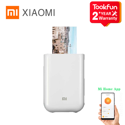 Xiaomi Mini Photo Printer ZINK Inkless Technology Multifuncion AR Video Printing Bluetooth 5.0 Portable Connect To Mi Home App ► Photo 1/1