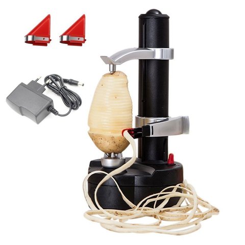 Potato Peeling Machine Vegetable Peeler Fruit Stainless Steel Multifunction Automatic Electric Rotating Cutter Apple Paring Tool ► Photo 1/5