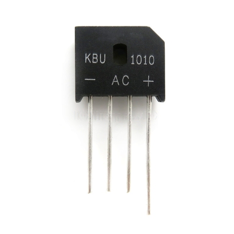 10pcs/lot KBU1010 KBU-1010 ZIP-4 10A 1000V diode bridge rectifier new and original IC In Stock ► Photo 1/1