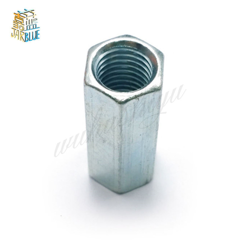 5/2/1pcs M5 M6 M8 M10 M12 M14 M16 M18 M20  Rod Coupling Hex Nut steel Galvanized Long Hex Nut Connection Thread Nut ► Photo 1/2