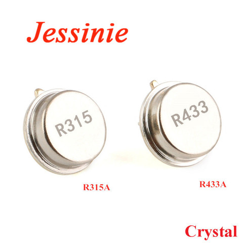 5pcs 315 433MHz Resonator Crystal Oscillator R315A R433A Quartz Through Holes Surface Acoustic Wave Oscillator KIt Round 3 pins ► Photo 1/3