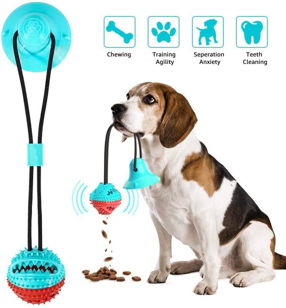 Pet Toys with Suction Cup Dog Push Toy with TPR Ball Pet Tooth Cleaning  Chewing Rubber Dog Toys for Small Dogs Rubber Dog Toy - Price history &  Review