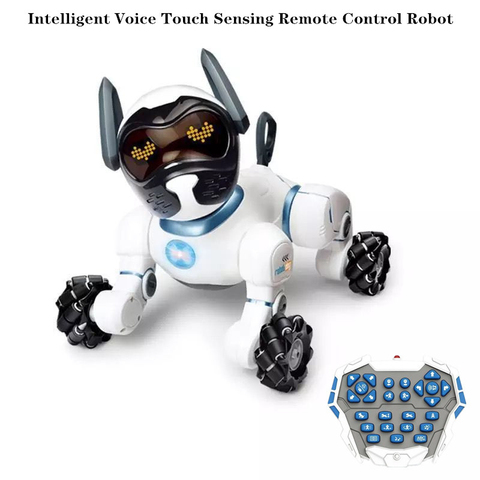 Voice-Controlled Smart Robots Dog Voice Dialogue Children's Educational Toy RC Robot Dog Singing Dancing Robot Toys For Children ► Photo 1/6