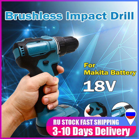 18V 90Nm Electric wrench Cordless Brushless Impact Drill Hammer Drill Screwdriver DIY Power Tool Rechargable For Makita Battery ► Photo 1/6