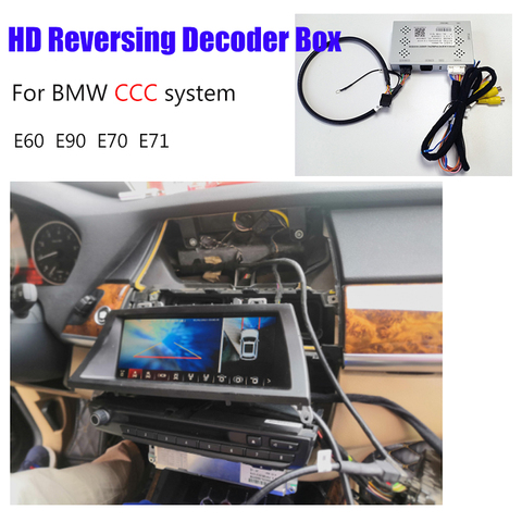 Rear Camera interface For BMW E60 E90 E70 E71 CCC System Original Display Improve Backup Parking camera Decoder  3 series X5 X6 ► Photo 1/6