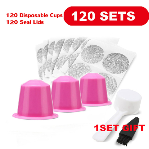 Disposable Coffee Capsule For Nespresso Coffee Filter Cup Food Package Cafe Supplies Pill bottle ► Photo 1/6