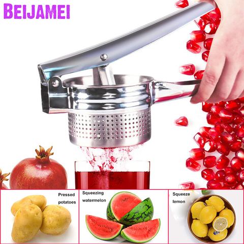 BEIJAMEI Manual Orange Lemon Juicer Small Pomegranate Squeezer Presser Multifunctional Potato Masher Kitchen Tools ► Photo 1/6