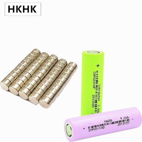 D5*2 magnet for 18650 flat-head battery D5*1.5 D5*2.5 ► Photo 1/6