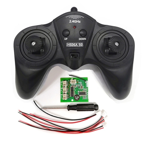 DIY RC Boat 6CH 2.4G Remote Controller Power Transmitter Receiver Radio System For DIY RC Boat Cars 50M Controlling ► Photo 1/6