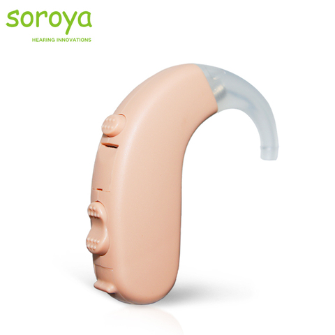 Soroya Digital Hearing Aid Mini BTE Ear Sound Amplifier Enhancer Portable Wireless Ear Care Made in China ► Photo 1/6