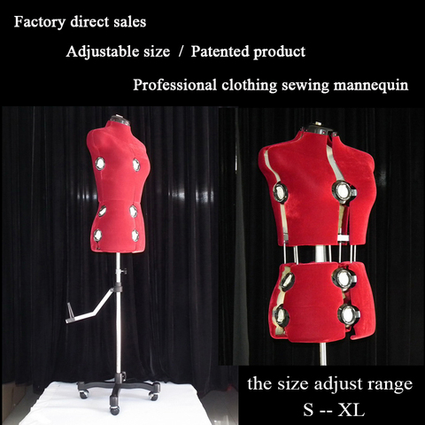 DIY Clothing Sewing Supplies Factory Hot selling  New style Tailor Mannekin Adjustable Size Professional Sewing mannequin ► Photo 1/6