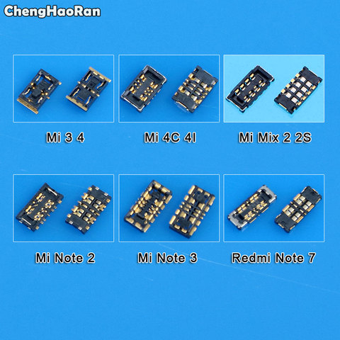 ChengHaoRan Battery Clip Contact Pins Holder FPC Connector For Xiaomi Mi 3 4 4C 4i Mix 2S Note 2 3 Redmi Note 7 On Main Board ► Photo 1/3