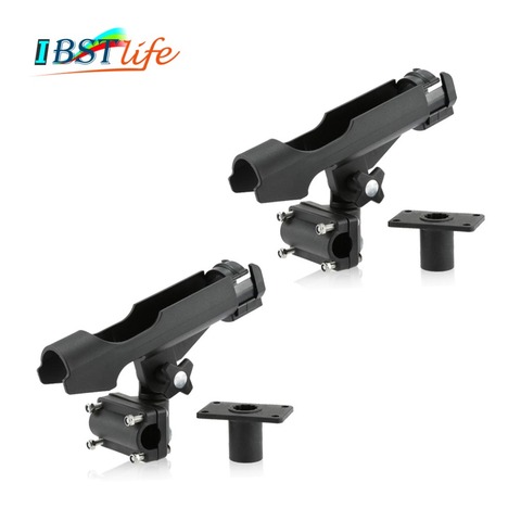 2X Rest Adjustable Removable 360 degree Fishing Rod rack Holder Kayak Boat Support Tools Accessories Pole Bracket ► Photo 1/6