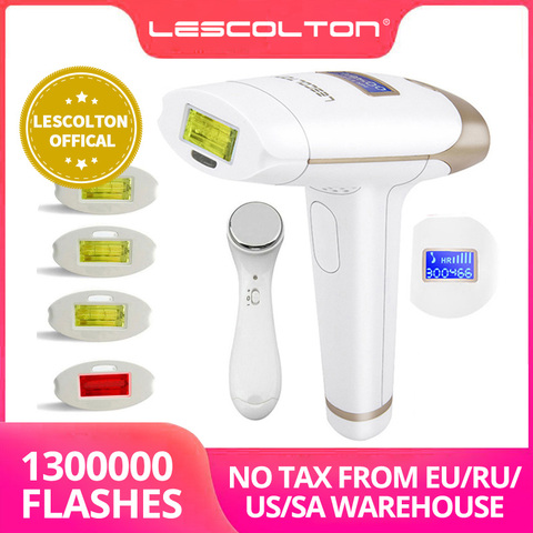 Lescolton IPL Laser Epilator 1300000 Pulses Hair Removal LCD Display Machine T009i Permanent Bikini Trimmer Electric depilador ► Photo 1/6